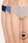 Rosaline Radiant Dream Medium Rise Full Coverage Bikini Panty (Pack of 3) - Multicolor — thumbnail 1